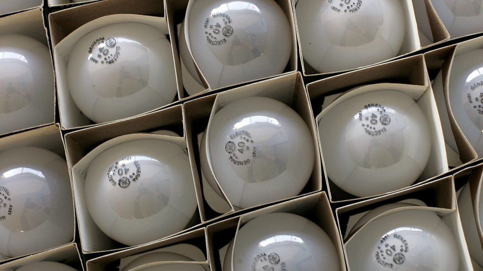 Halogen lightbulb sales to be banned in UK under climate change plans - BBC  News