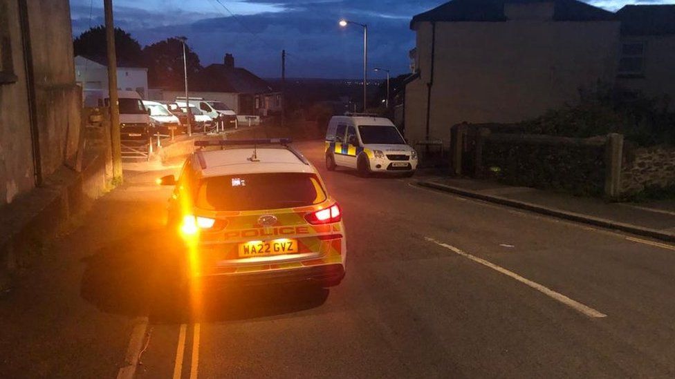 Redruth Two arrested after suspected shooting and attack BBC News