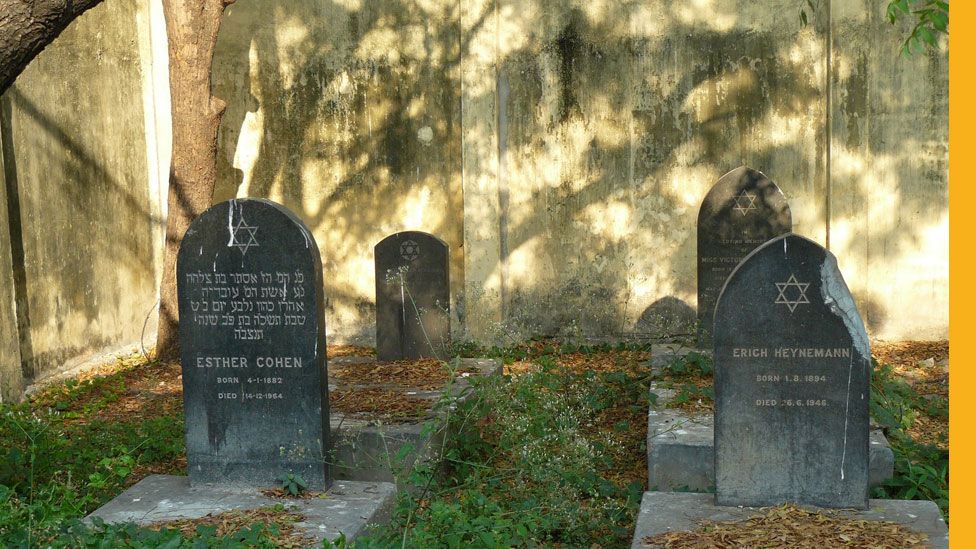 The Jewish cemetery in Chennai in 2007