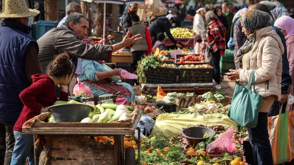 market in Sale, Morocco