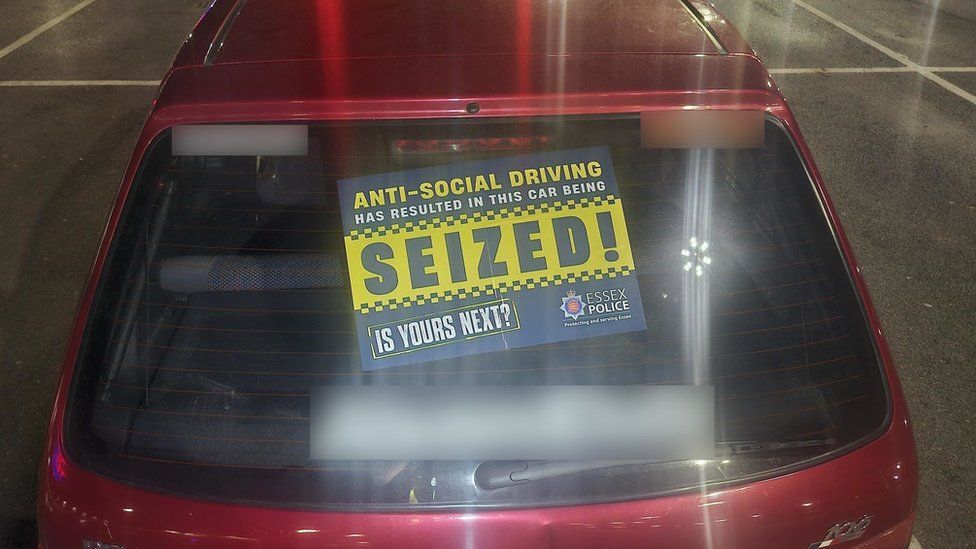 Seized car in Essex