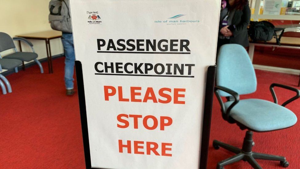 Sign at Sea Terminal