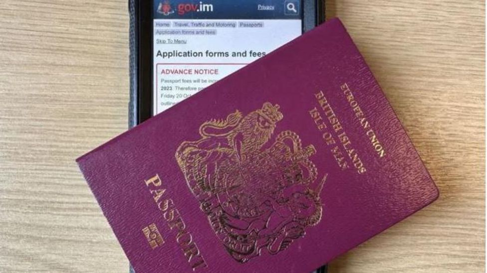 Isle of Man passport fees to rise by a further 7 to match UK BBC News