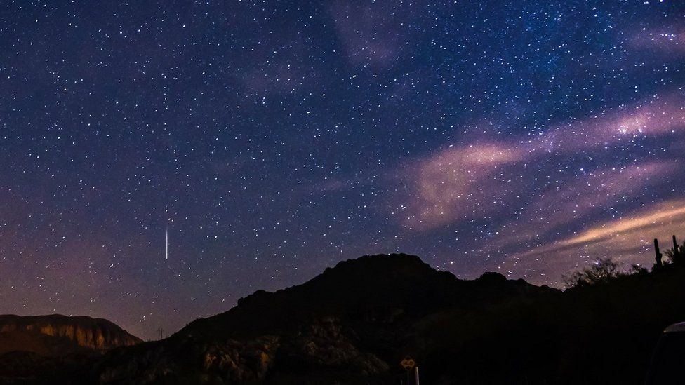 Did you see the Geminid meteor shower? BBC News