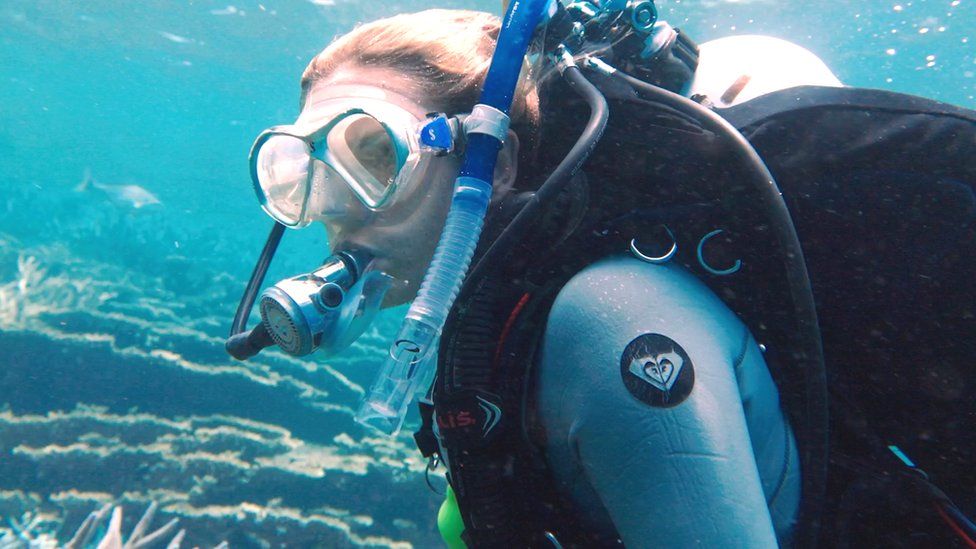 Marine biologist Taryn Foster