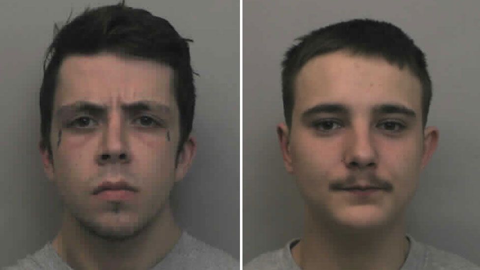 Sam Cooksley who is 22, and from Brooke Green in Wellingborough and Daniel Stray who is 18, from Lovell Court Irthlingborough