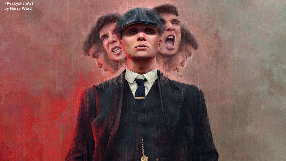 Peaky Blinders Fan Art Commissioned To Promote Fifth Series Bbc News 