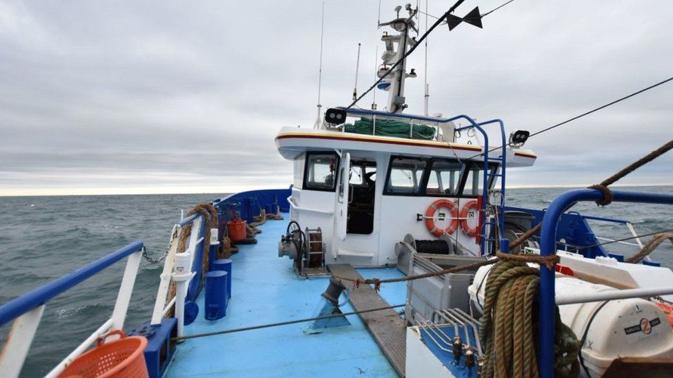 French trawler in Channel, file pic, 28 Sep 20