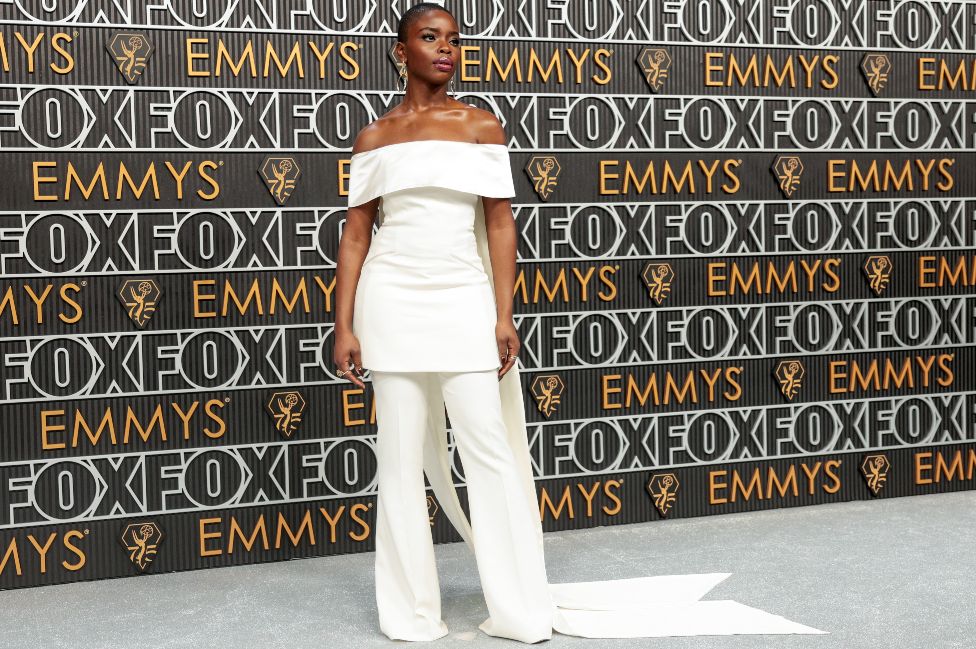 Joy Sunday attends the 75th Primetime Emmy Awards at the Peacock Theater in Los Angeles, CA, Monday, Jan. 15, 2024