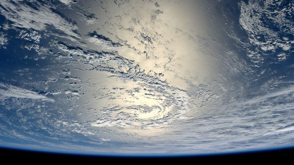 Picture of planet Earth taken from outer space