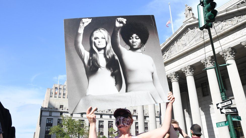 Gloria Steinem and Dorothy Pitman Hughes