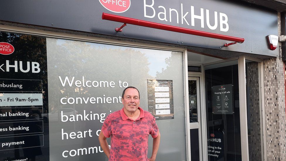 Mark at Cambuslang bank hub