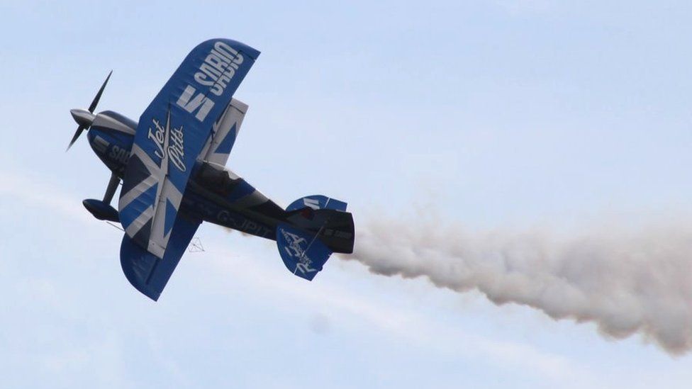 Rich Goodwin's modified Pitts biplane