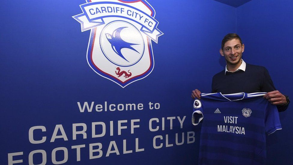 Cardiff announced the signing of Emiliano Sala on 19 January, 2019, two days before the plane he was on went missing