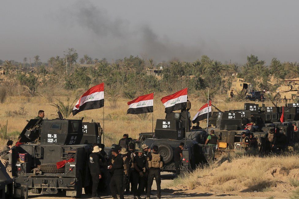 Iraqi government forces outside Falluja, 30 May