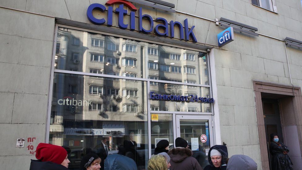 Citibank branch in Russia