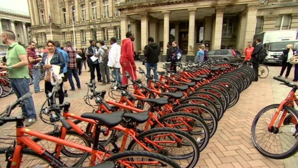Free Birmingham bike project under way BBC News