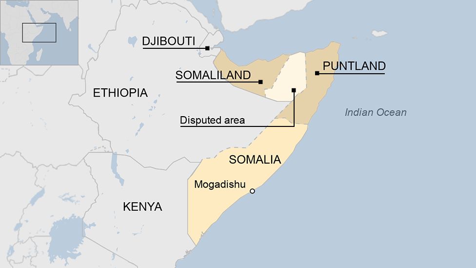 Map of Somaliland