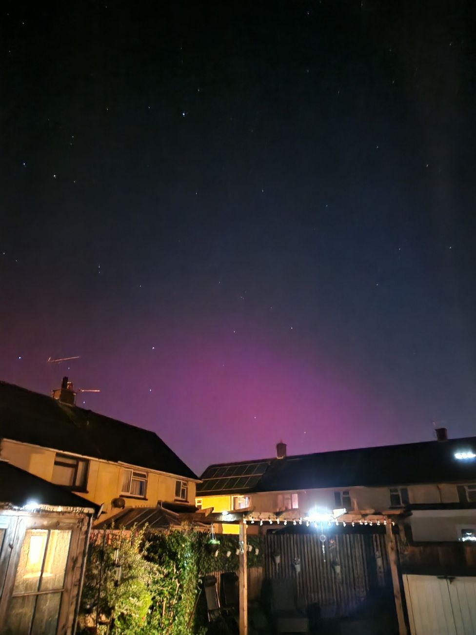 Northern Lights Caught On Camera In South West Bbc News 