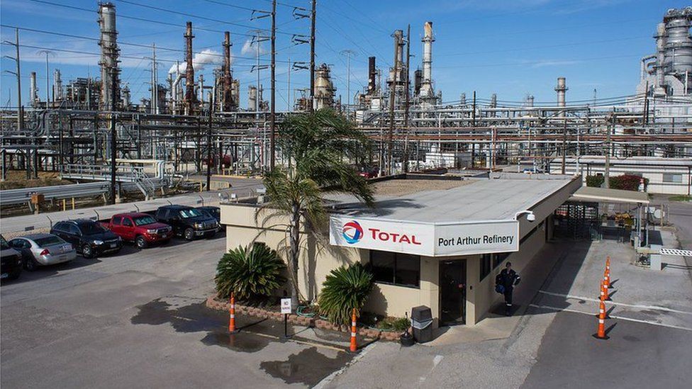Total refinery in Texas