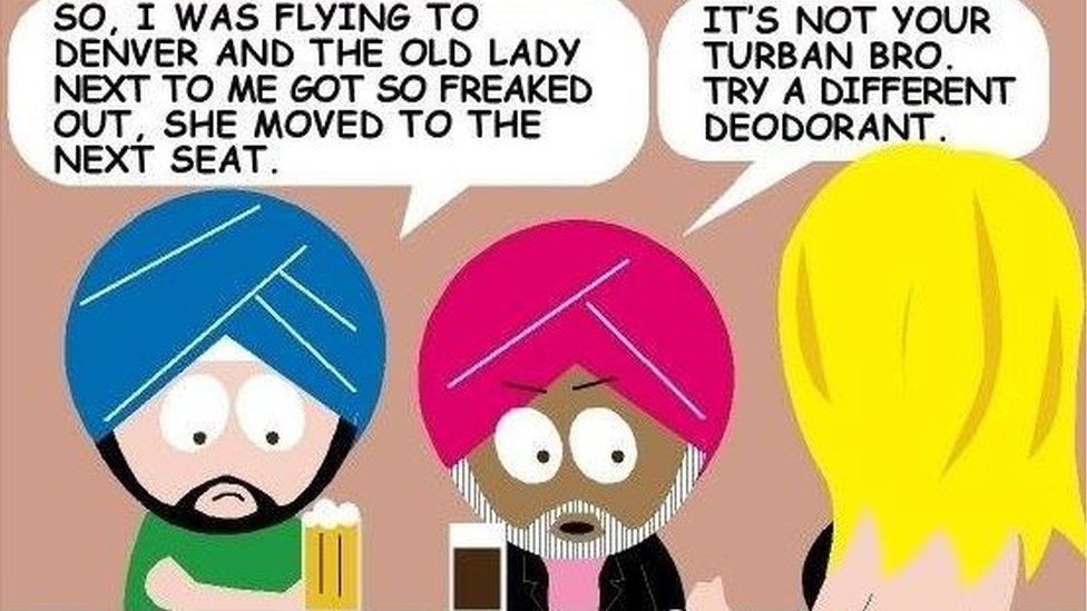 The Sikh who cracks turban jokes to fight stereotypes - BBC News