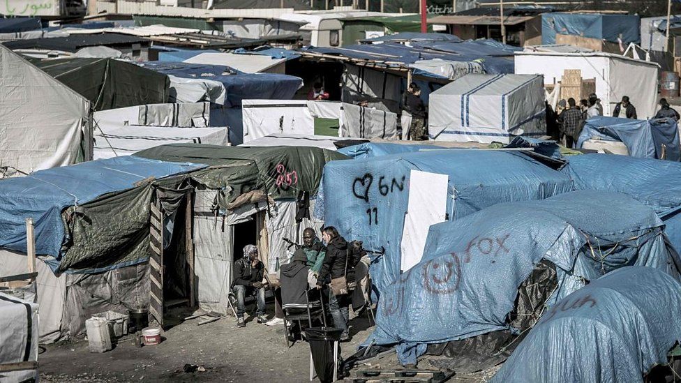 Calais migrat camp