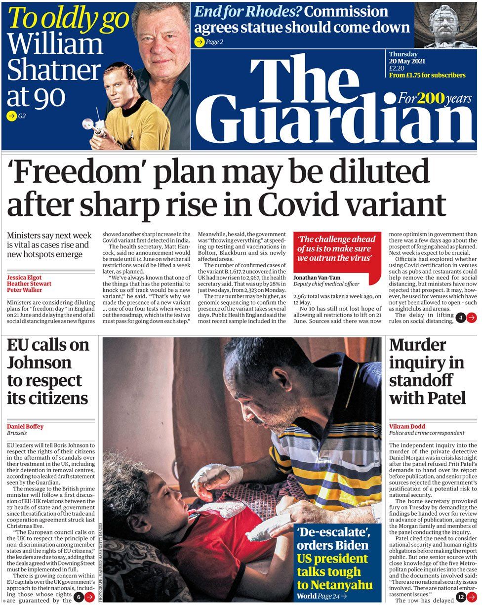 The Guardian 20 May