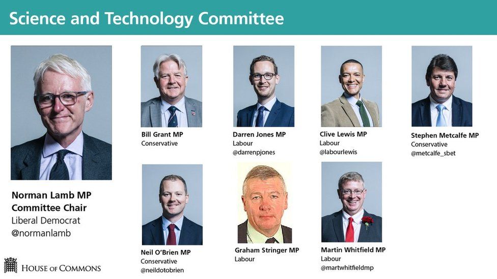 Science Committee lineup