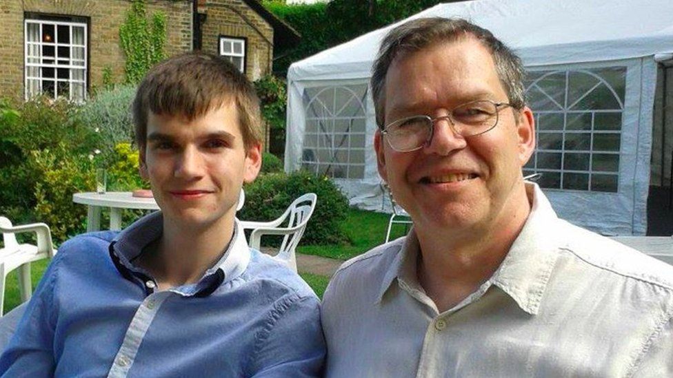 Daniel Whitworth and his father