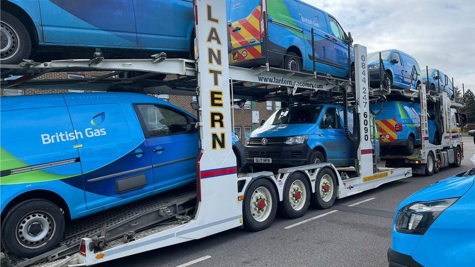 Returned British Gas vans