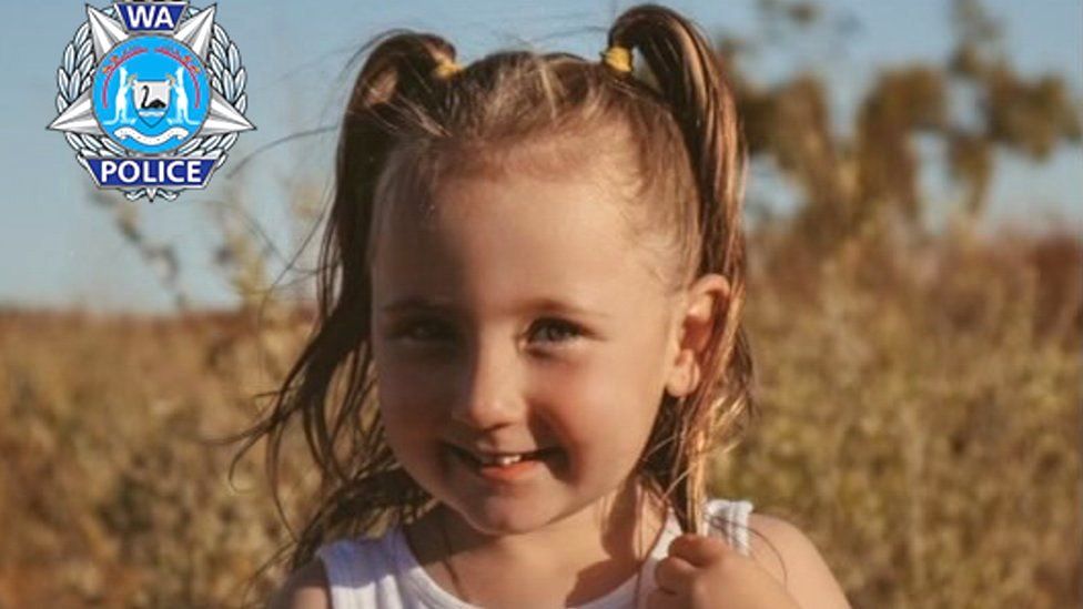 A photo made available by Western Australia police shows four-year-old Cleo Smith
