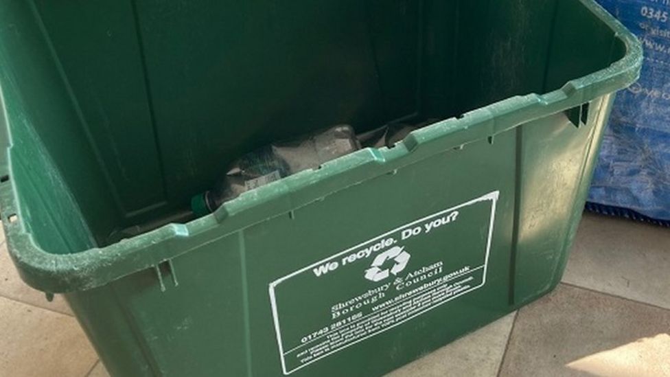 Shropshire homes receive 100,000plus recycling bins BBC News