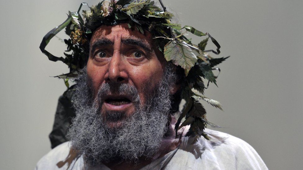 Antony Sher as King Lear in 2016
