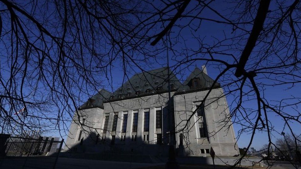 Te Supreme Court of Canada in Ottawa (April 2016)
