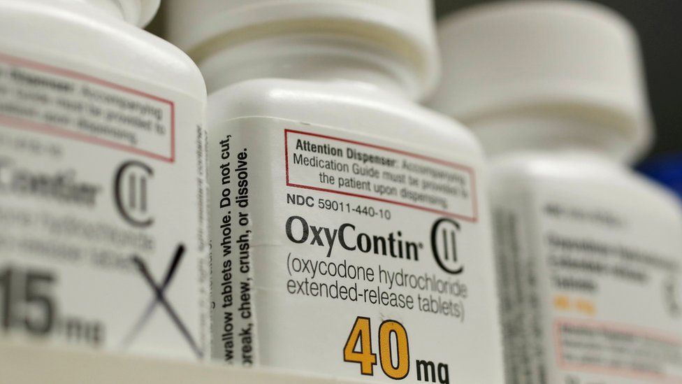 Bottles of Oxycontin