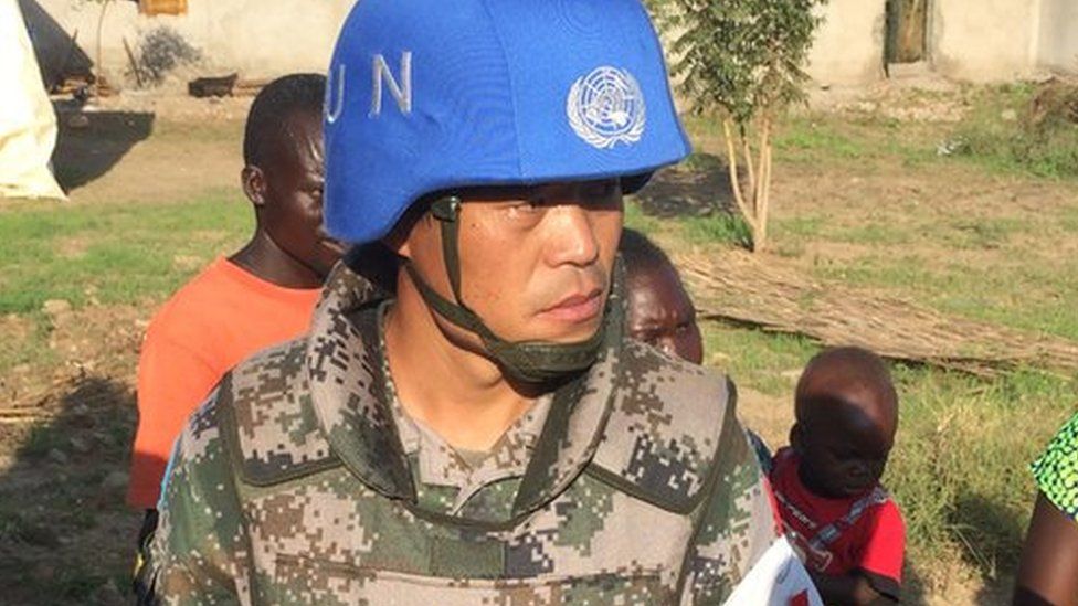 Chinese peacekeepers in South Sudan