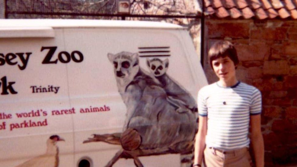 Boy by Jersey Zoo van