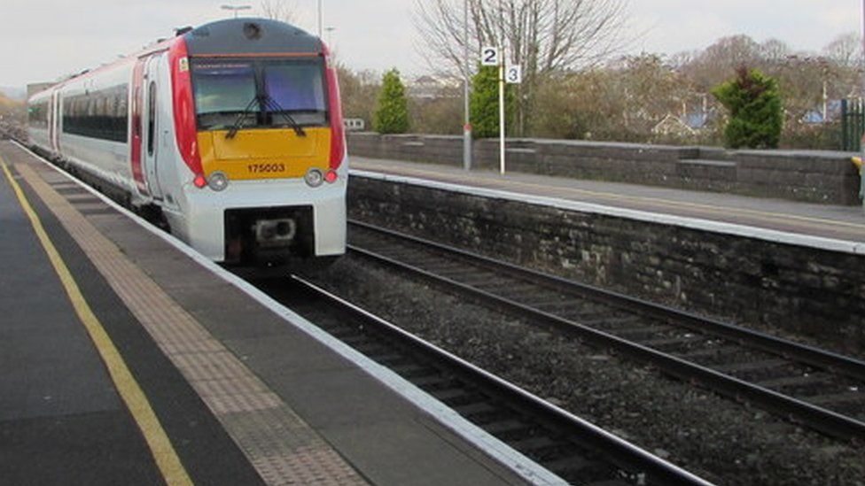 A Transport for Wales train