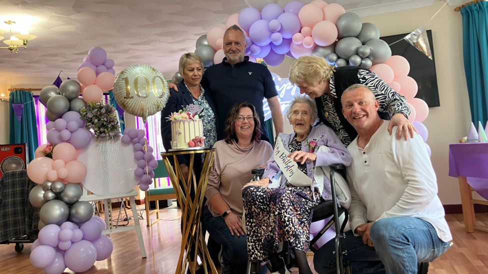Peterborough care home resident given 300 cards on 100th birthday BBC