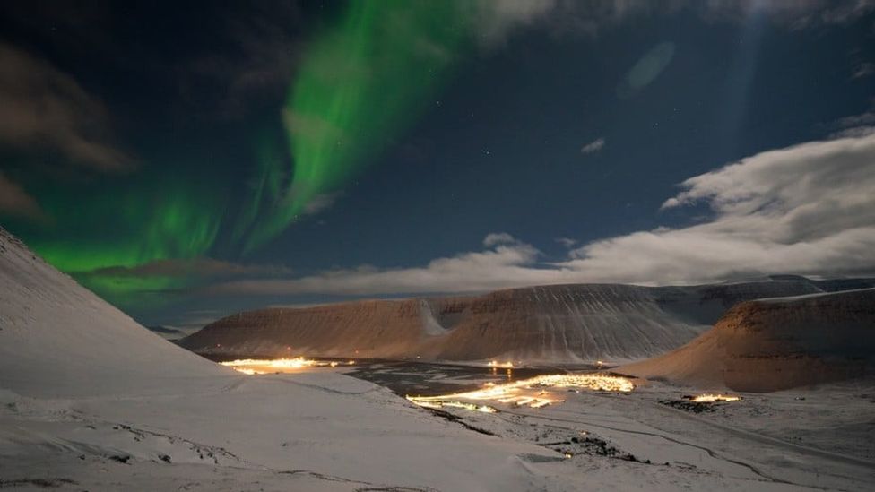 Northern Lights in Ísafjörður, Iceland