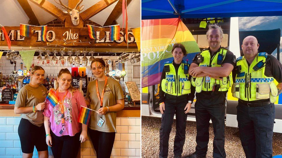 Images from Dewsbury Pride event