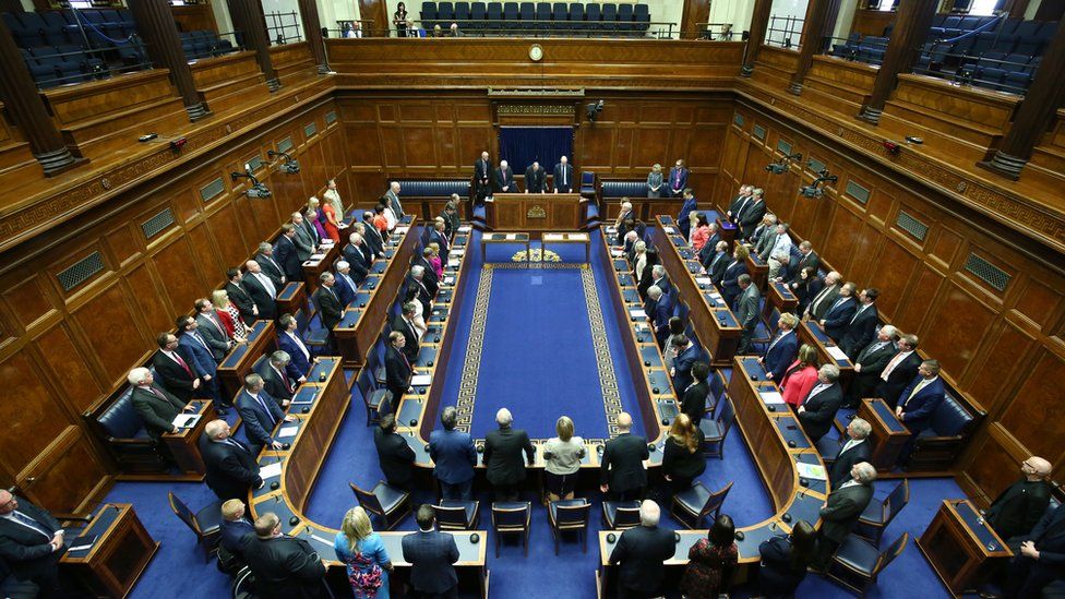 The Northern Ireland Assembly chamber