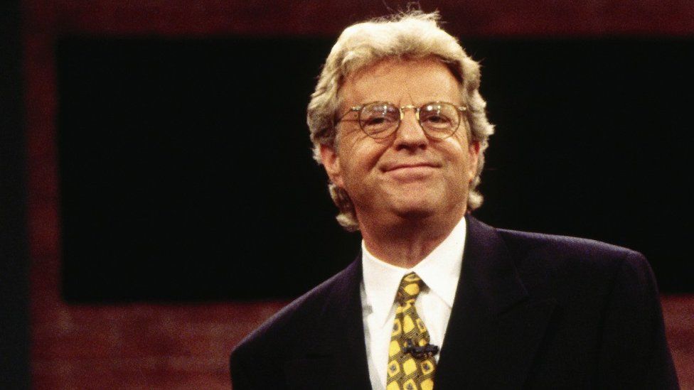 Jerry Springer on the set of The Jerry Springer show