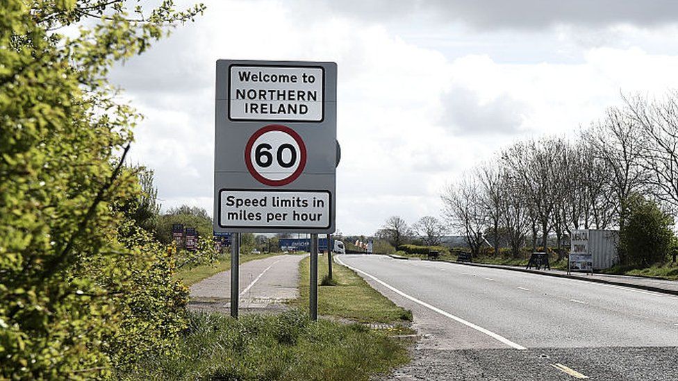 The Border Separating Northern Ireland and the Republic