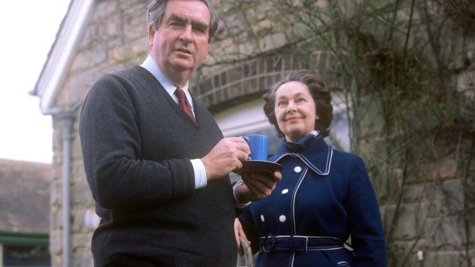 Lord Healey and wife Edna