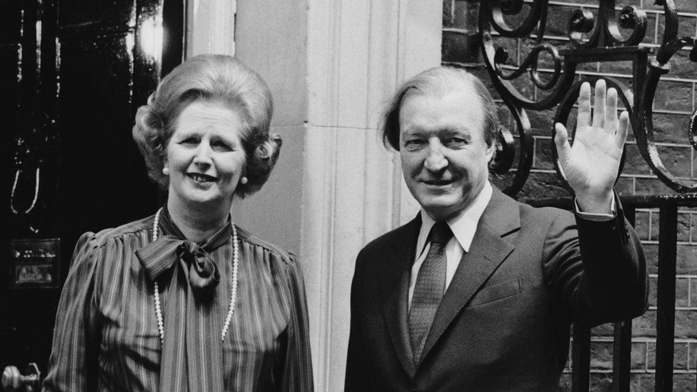 Margaret Thatcher and Charles Haughey