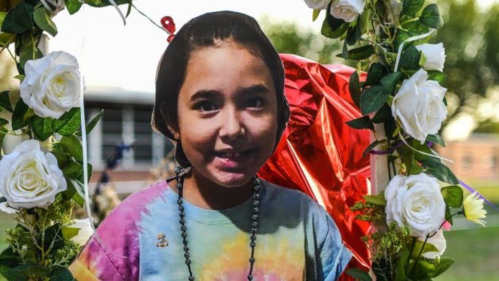 A photo of Alithia Ramirez, 10, who died in the Uvalde mass shooting