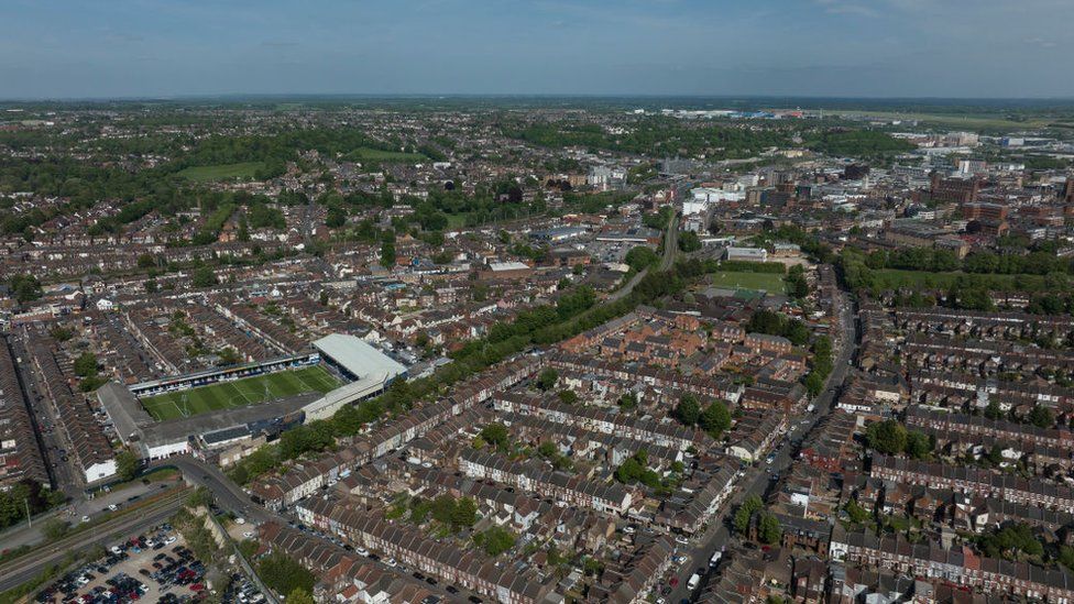 Luton drone picture