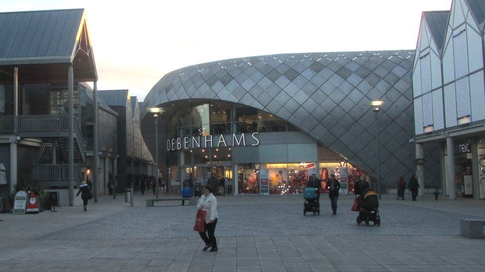 Debenhams, the Arc shopping area, Bury St Edmunds