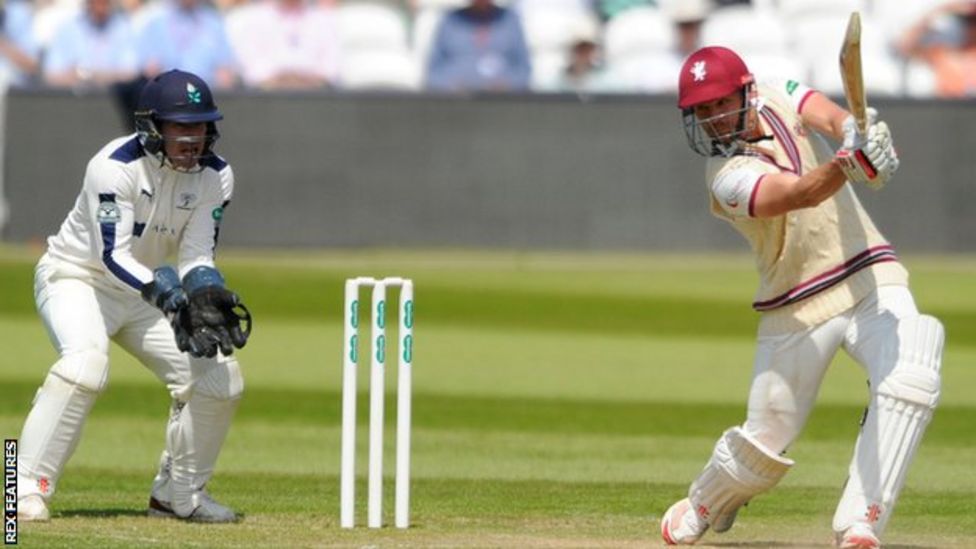County Championship Somerset & Yorkshire batsmen dominate at Taunton BBC Sport